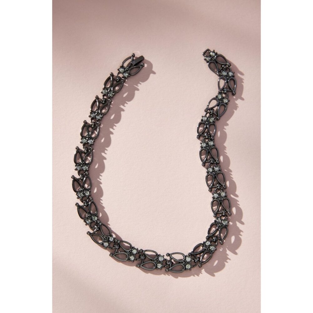 NEW Anthropologie Vine Chain Necklace 14k Gold Plated